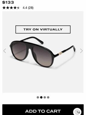 Quay Australia Black Aviator Sunglasses with Gradient Gray Lenses case incl